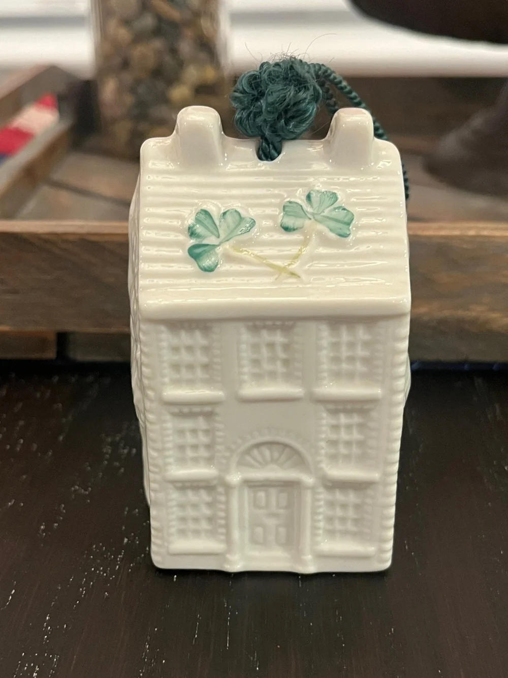 Belleek Georgian House Christmas Bell Ornament